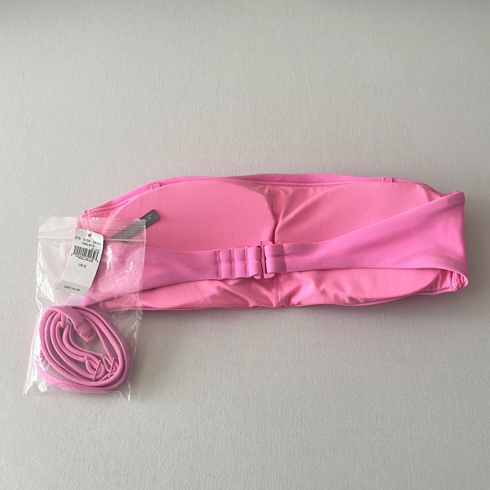 Aerie Bandeau Bikini Top | Pink | Size:S - Picture 2 of 3